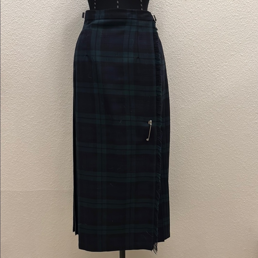 Plaid Tartan Wrap Skirt - Picture 3 of 11